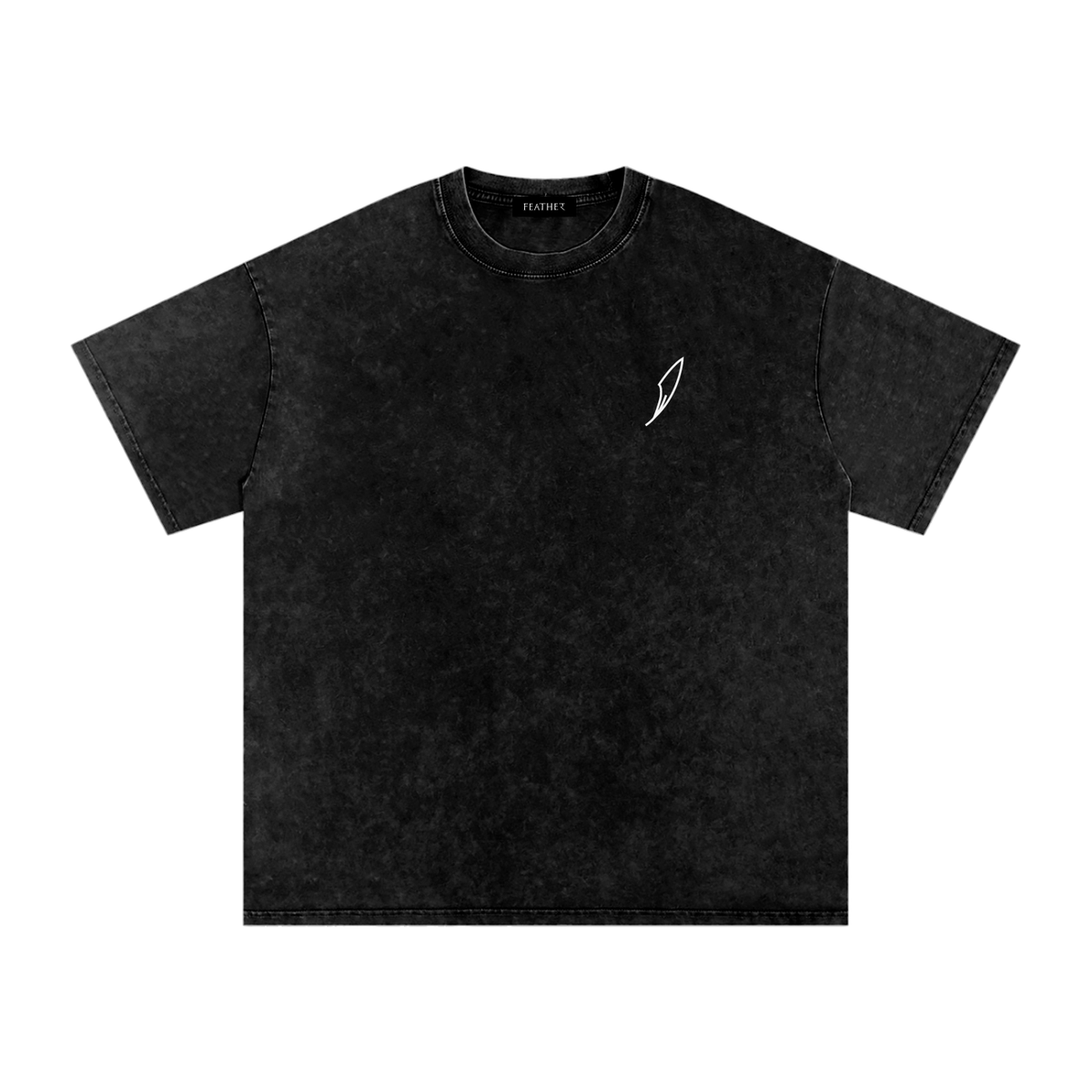 Unisex Snow Washed Oversized T-Shirt